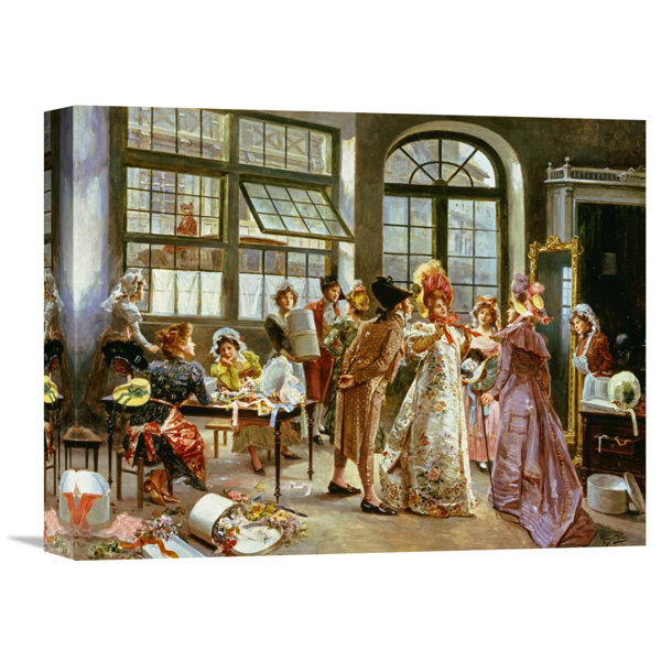 Global Gallery At The Milliner S By Alonzo Perez Painting Print