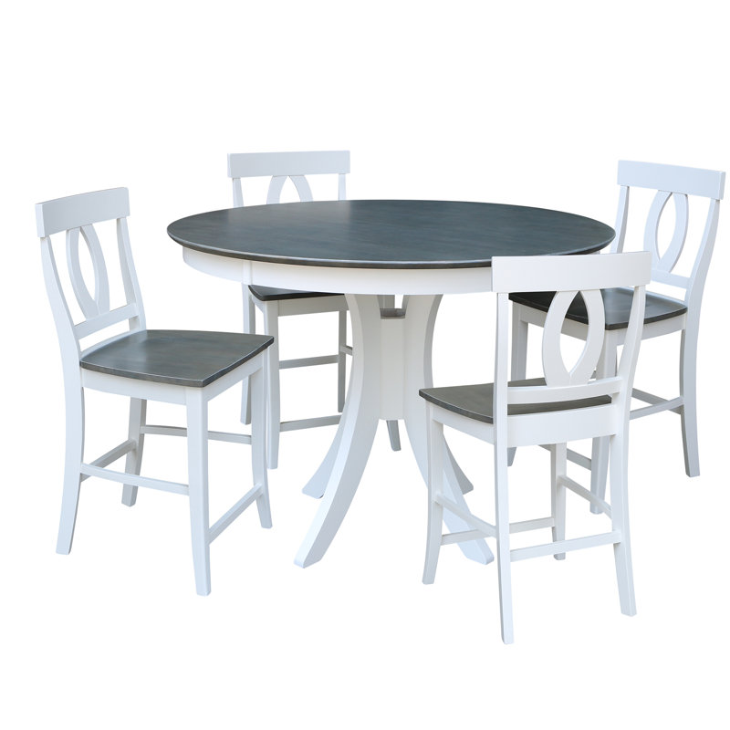 Red Barrel Studio Mathew Counter Height 5 Piece Pub Table Set
