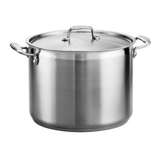 26 x 19 cm 9.5 Litter KOPF Gigantos Large Cooking Pot with Lid Stainless Steel 