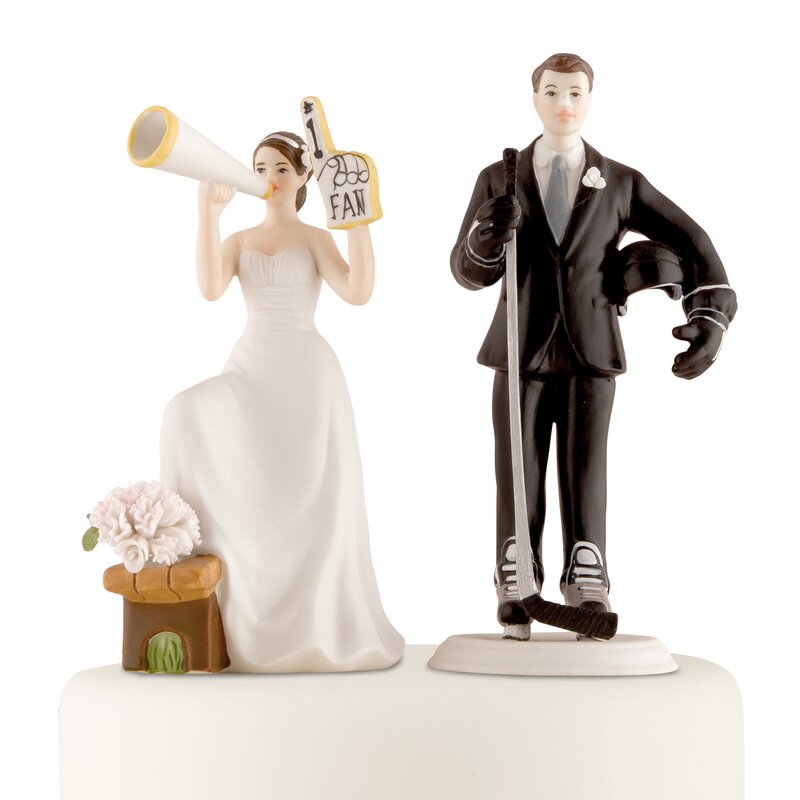 Weddingstar Biggest Fan Bride And Groom Cake Topper Wayfair