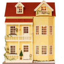 Wood Wooden Ladder 4.75" x 1.6" Miniature Fairy Garden Dollhouse 