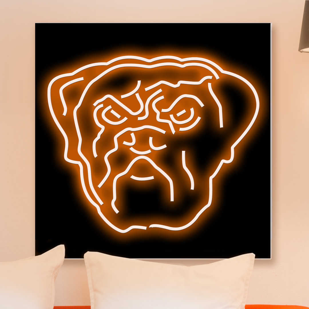 Neon Sign Light Bulldog Home/Wall Decor