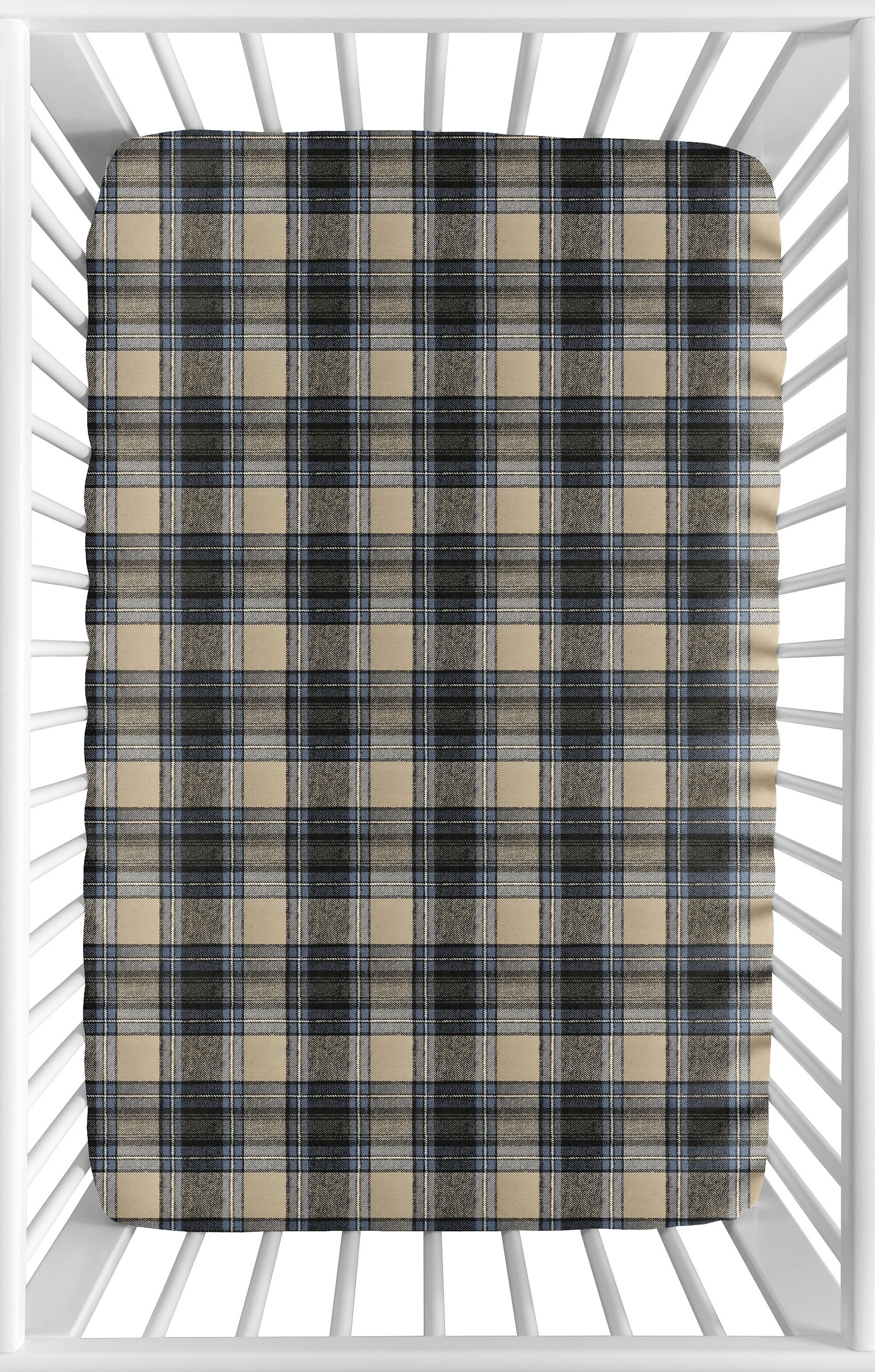 flannel crib sheet