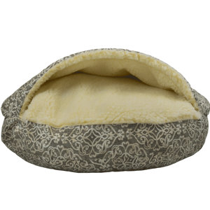 Wag Orthopedic Indoor/Outdoor Cozy Cave Hooded Dog Bed