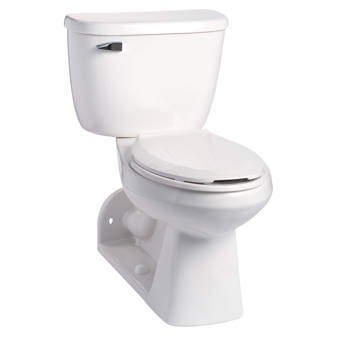 K 3619 0 47 Ny Kohler Cimarron Comfort Height One Piece Elongated 1 28 Gpf Toilet With Aquapiston Flush Technology Concealed Trapway And Left Hand Trip Lever Reviews Wayfair