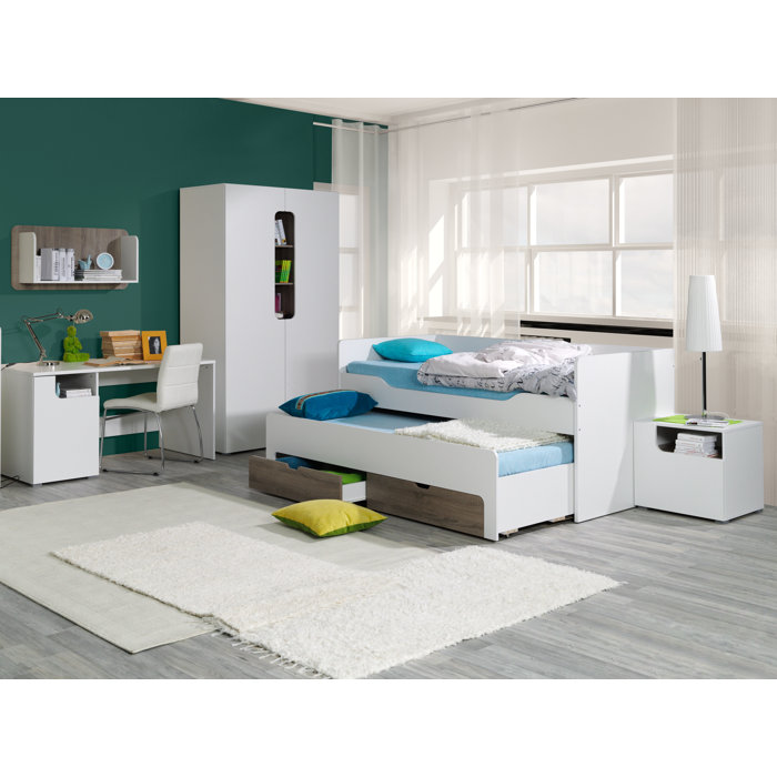 Harriet Bee Shelia Single Convertible Toddler Bed With Trundle And