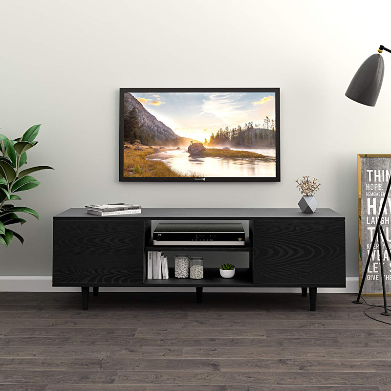 Ebern Designs Tartaglia Cabinet Enclosed Storage Tv Stand For Tvs