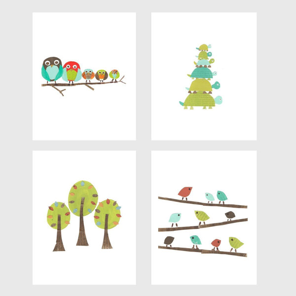 woodland wall art nursery