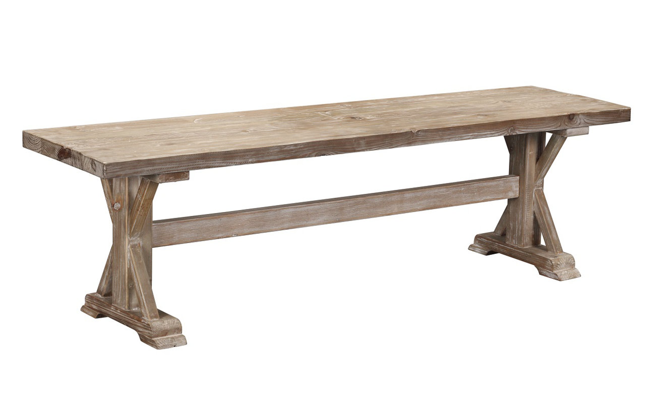 Annie Farmhouse Wood Bench