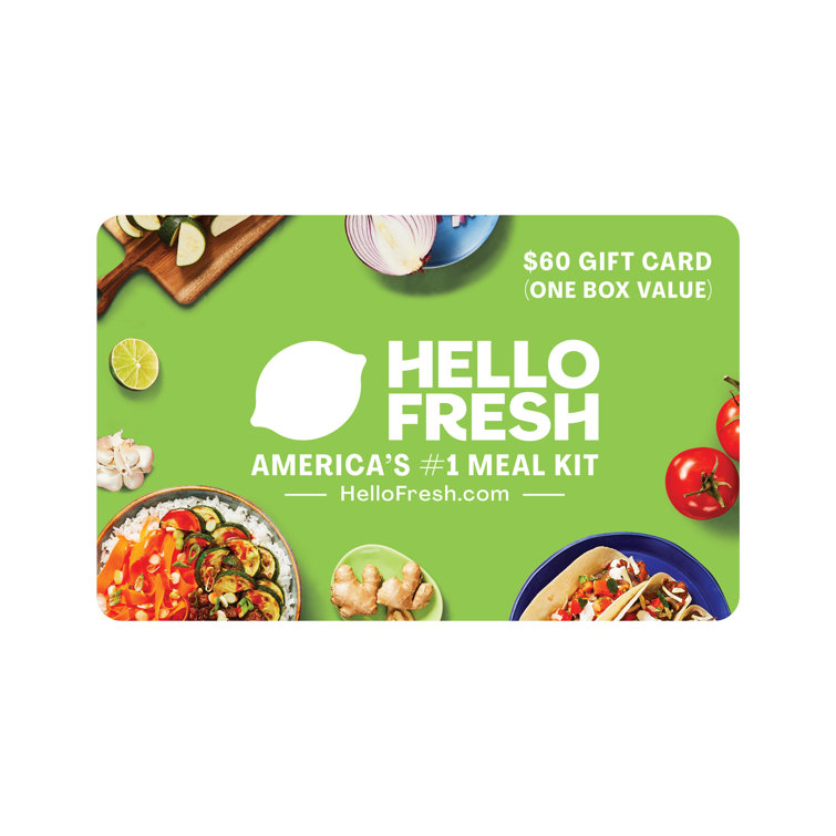 Our Gift Card Partners HelloFresh EGift Card Wayfair