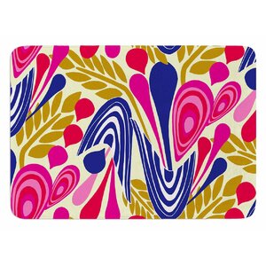 Abstract Bouquet by Amy Reber Bath Mat