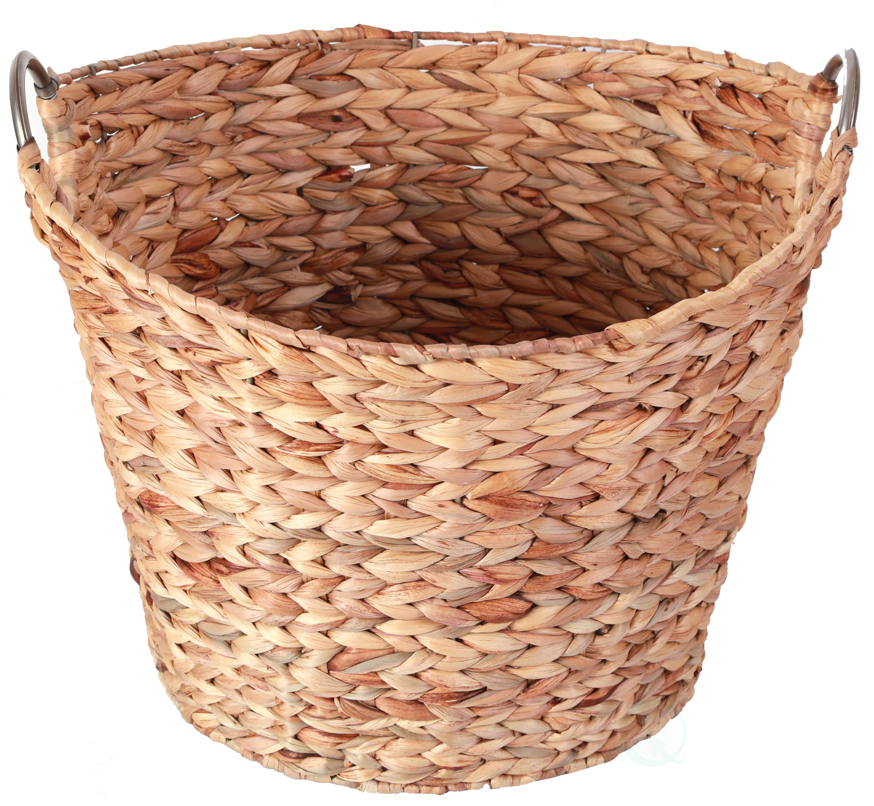 large round laundry basket