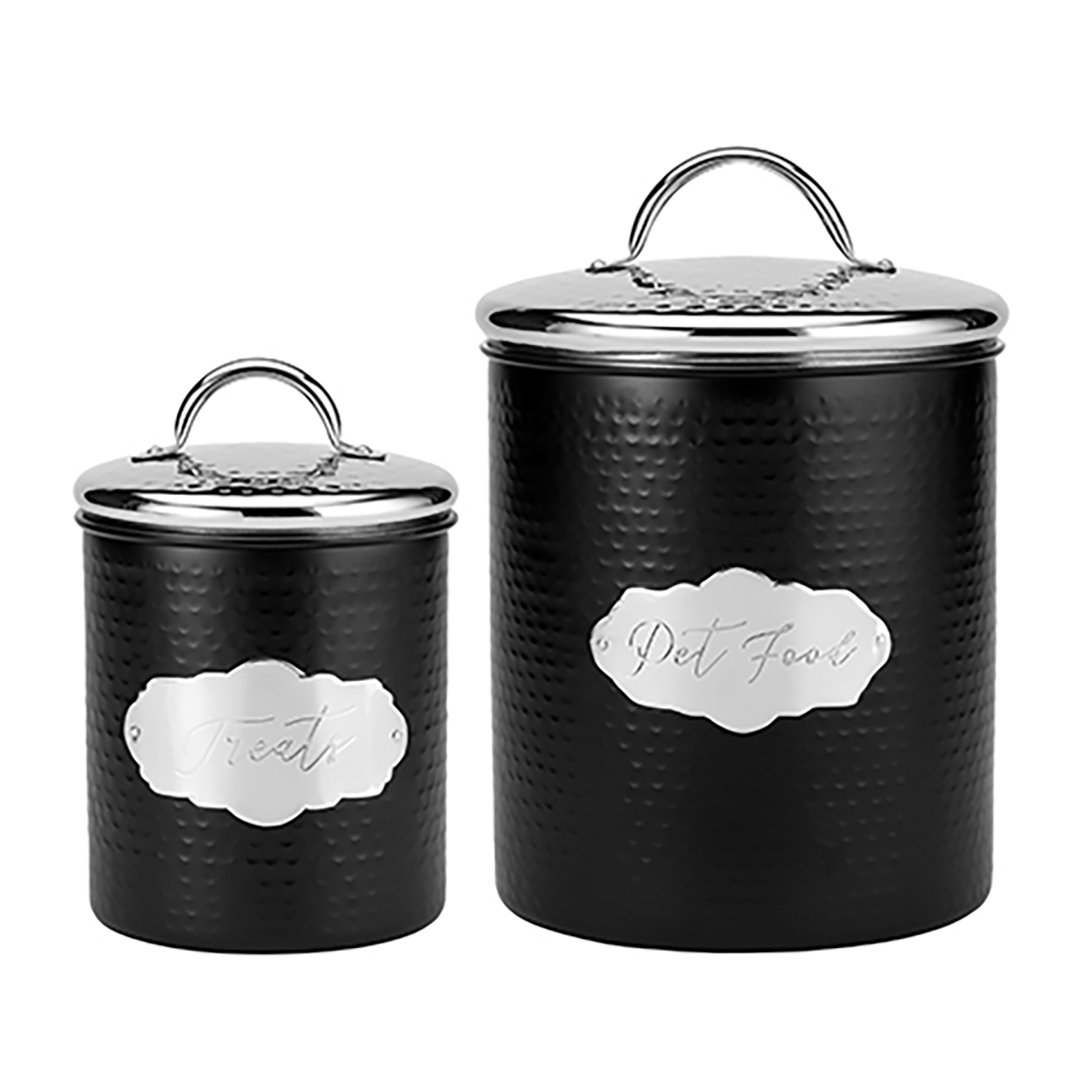 Tucker Murphy Pet Metal 2 Piece Kitchen Canister Set Wayfairca