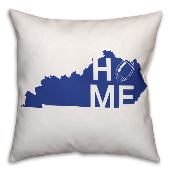 Ebern Designs Cordova Kentucky Home Football Indoor Outdoor Throw Pillow Wayfair