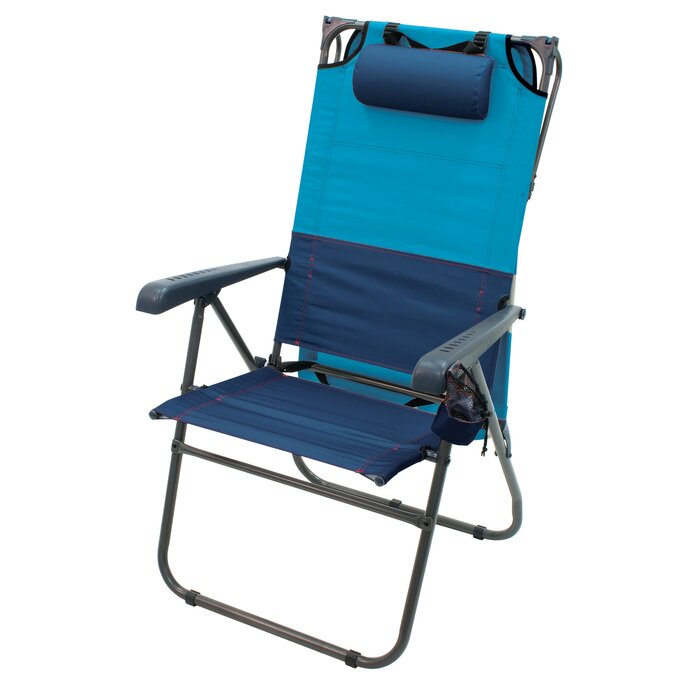 Rio Brands Gear Hi-Boy Aluminum Canopy Reclining Beach Chair | Wayfair
