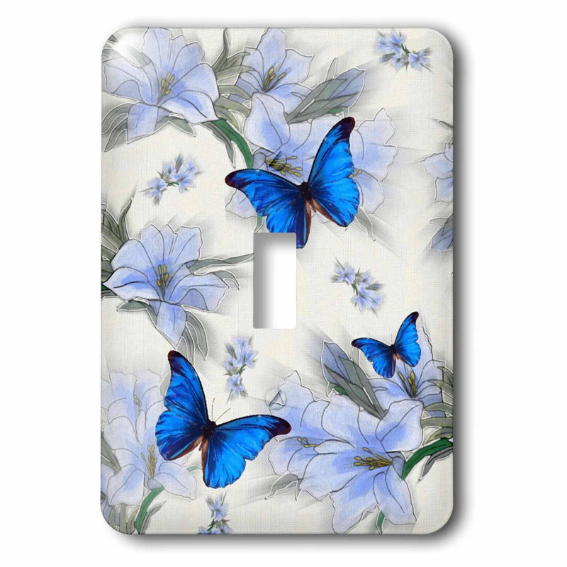 3drose Butterflies 1 Gang Toggle Light Switch Wall Plate Wayfair