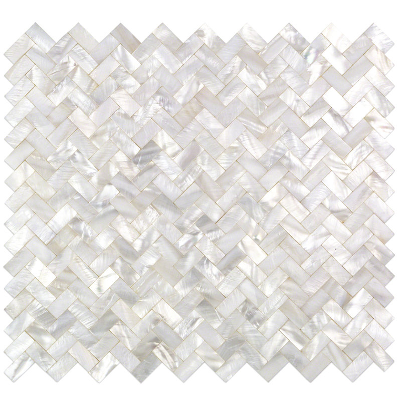 Ivy Hill Tile Lokahi Random Sized Gl Pearl Shell Mosaic In Ivy Hill Tile Lokahi Random Sized Gl