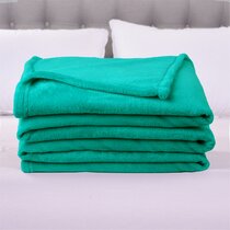 Teal Northpoint Odyssey Ultra Cozy Plush Blanket King 