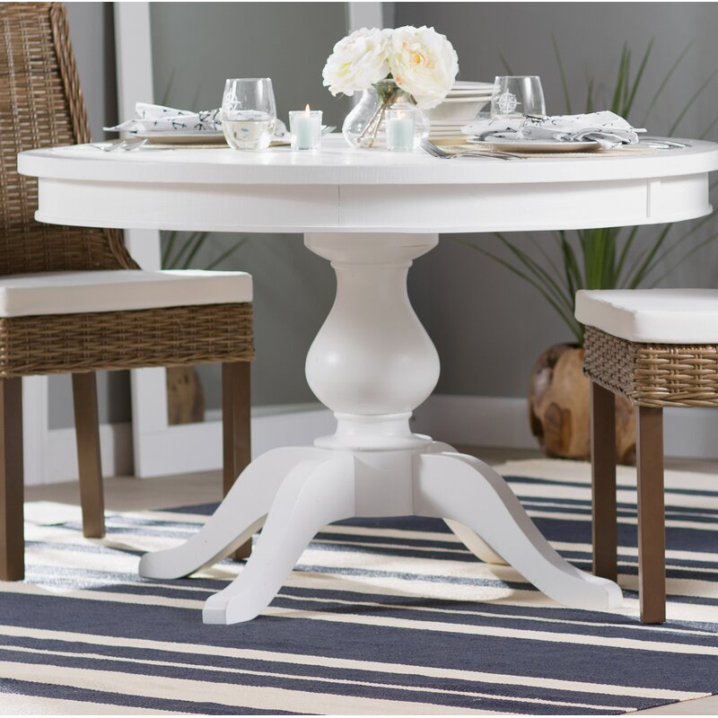 Zeinab Extendable Solid Wood Dining Table & Reviews | Birch Lane