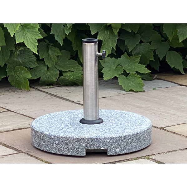 Dakota Fields 45CM ROUND GRANITE PARASOL BASE 30KG | Wayfair.co.uk