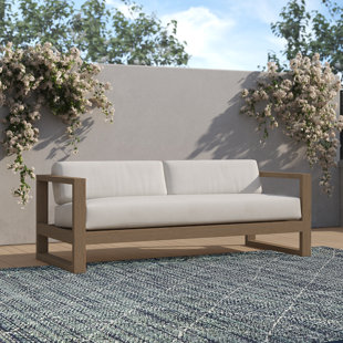 Abia Patio Sofa with Sunbrella Cushions