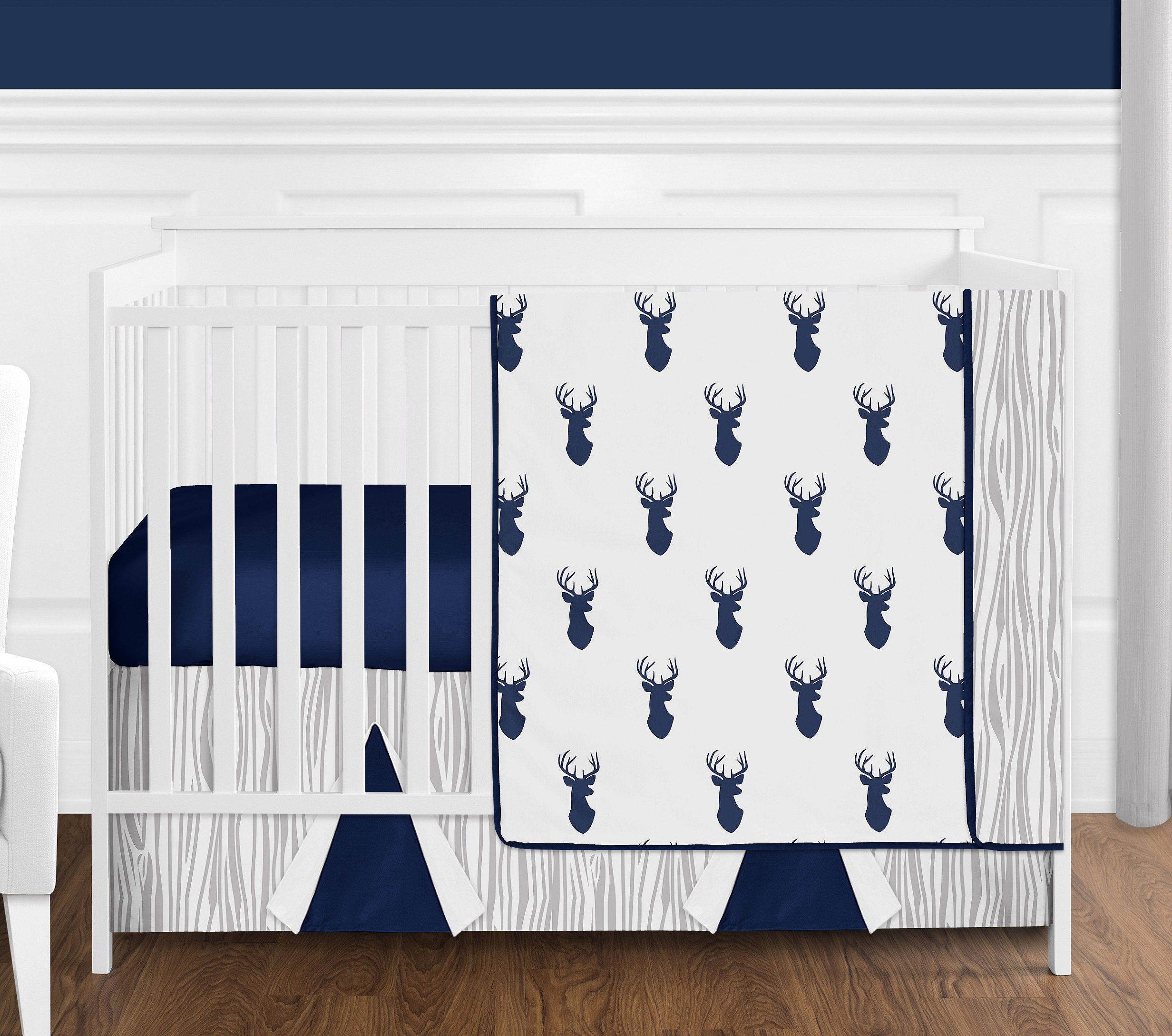 Sweet Jojo Designs Woodland Deer 4 Piece Crib Bedding Set Wayfair