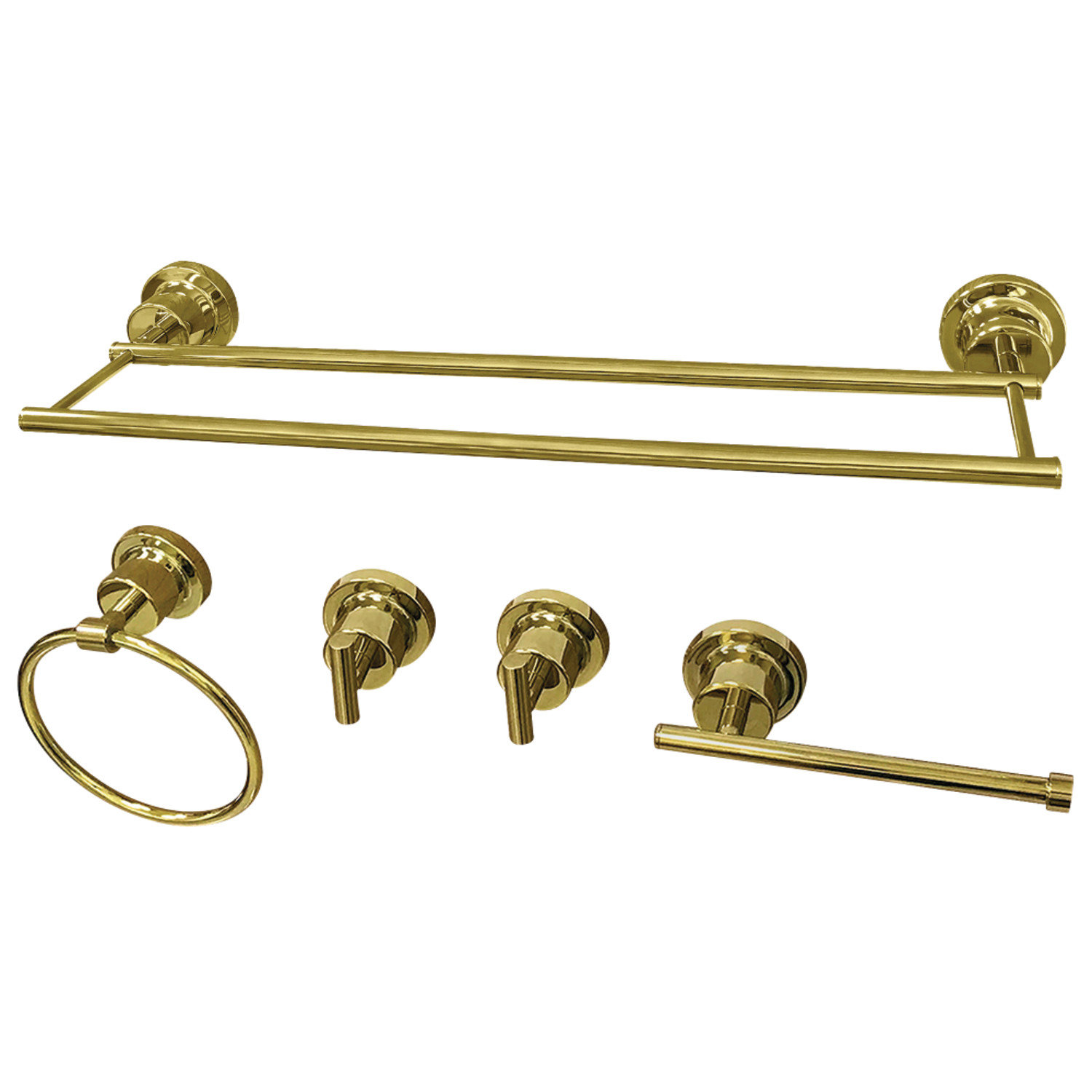 Concord 10 Piece Bathroom Hardware Set Concord 10 Piece Bathroom Hardware Set