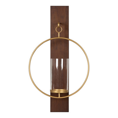 Loflin 23.75'' Wood Wall Sconce