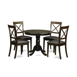 5 Piece Dining Set by East West Furniture