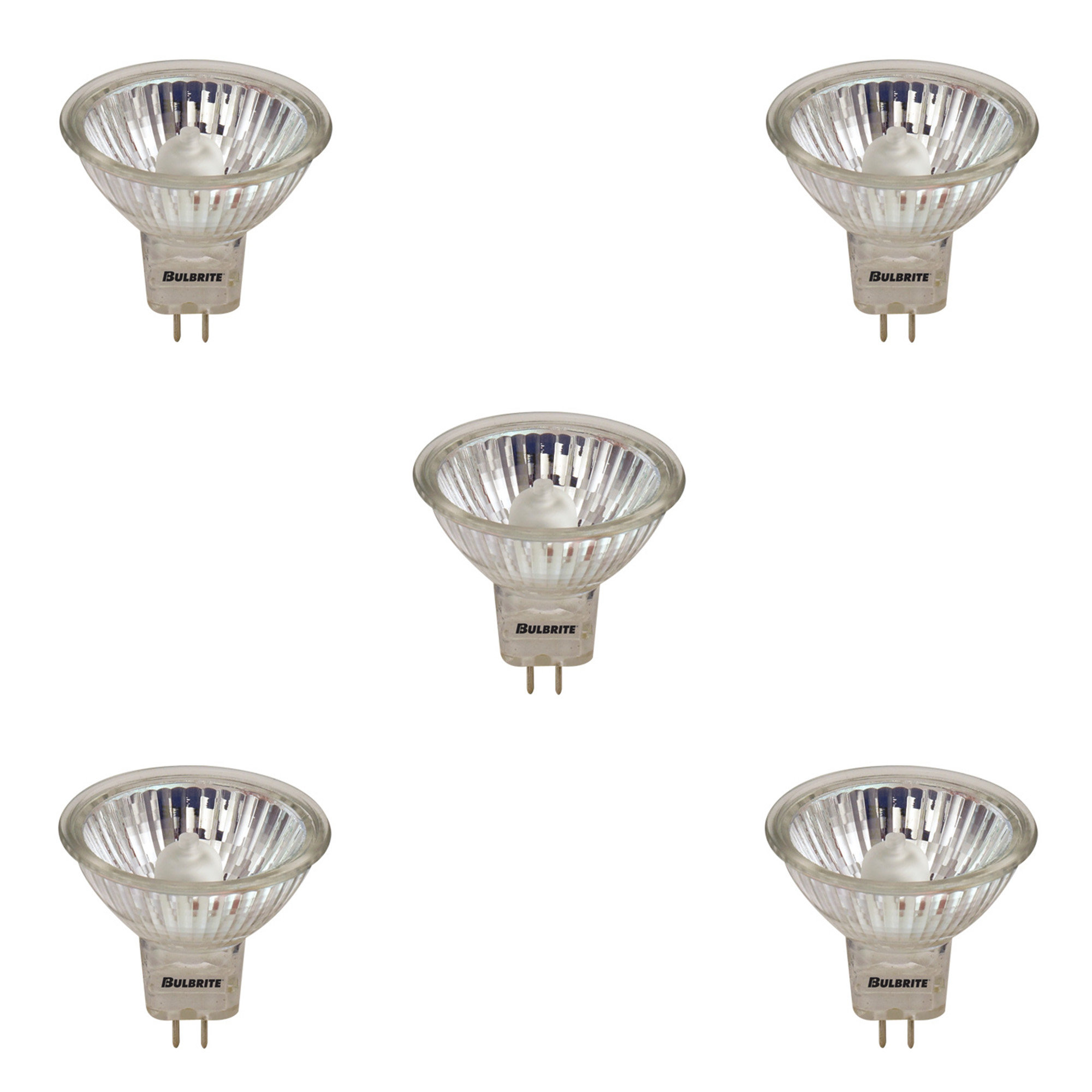 GU5.3 Bulbrite LED MR16 Dimmable Bi-Pin Base Narrow Flood Light Bulb 75 Watt Equivalent 2700K 1-Pack 