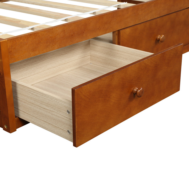 Winston Porter Sonntag Storage Platform Bed Wayfair