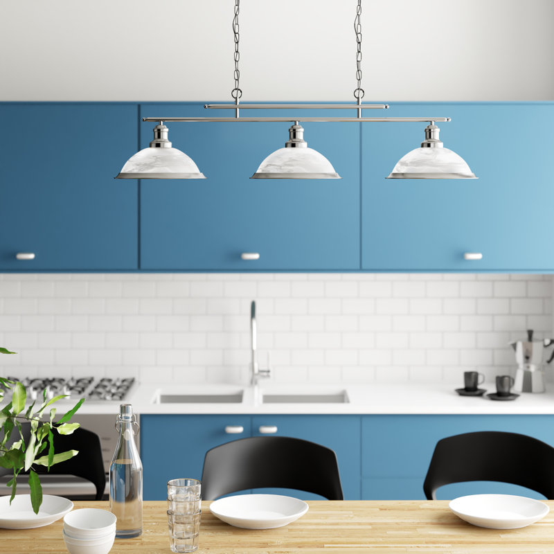 Zipcode Design Beverley 3 Light Kitchen Island Linear Pendant Reviews Wayfair Co Uk