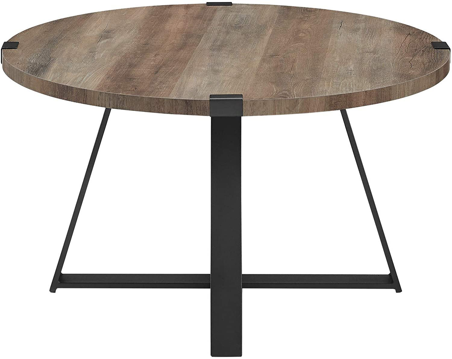 Grey 30 Inch Walker Edison Anastasia Modern Metal Wrap X Base Coffee Table Grey 30 Inch Walker Edison Anastasia Modern Metal Wrap X Base Coffee Table