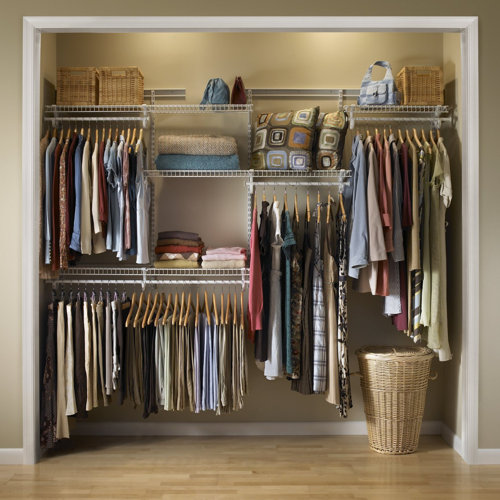 KLEIDERAUFBEWAHRUNGSSYSTEM von CLOSETMAID Weiß