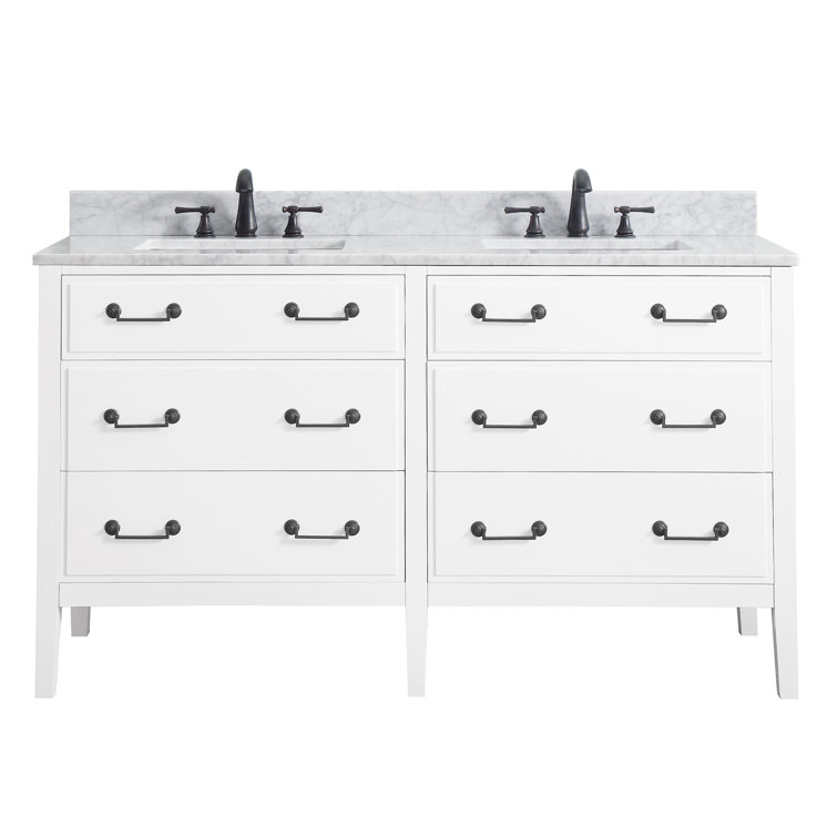 Alexandrea 61" Double Bathroom Vanity Set Birch Lane