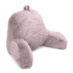 gray backrest pillow