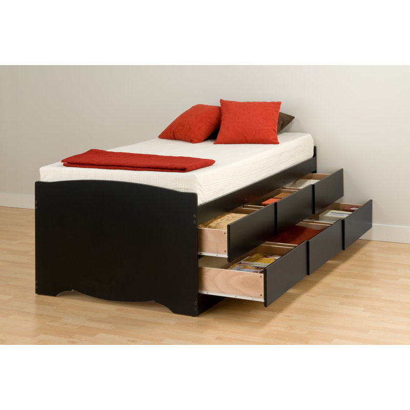 Viv Rae Rosenthal Twin Captain Bed With Storage Reviews Wayfair