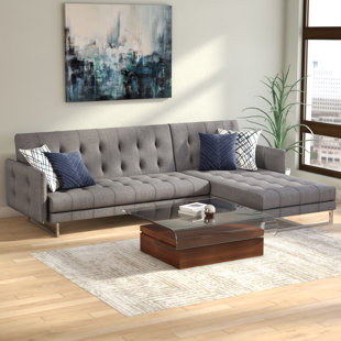 Go to store & view more images Baize Sleeper Sectional by Wade Logan