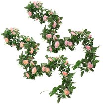 Details about   5xArtificial  Leaf Garland Ivy Vine Foliage Flowers Home Wedding Decor 