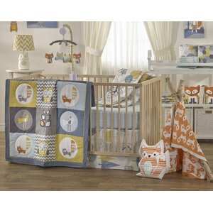 Woods 4 Piece Crib Bedding Set