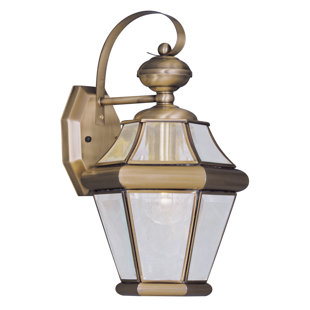 Best Violetta 1-Light Outdoor Wall Lantern By Darby Home Co Outdoor Lighting Violetta 1-Light Outdoor Wall Lantern By Darby Home Co Outdoor Lighting