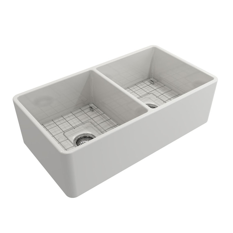 Barclay Langley 33 X 18 Double Basin Farmhouse Kitchen Sink