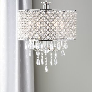 Aurore 4-Light LED Drum Chandelier