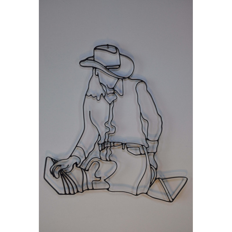 World Unique Imports Cowgirl On Horse Saddle Wall Decor Wayfair
