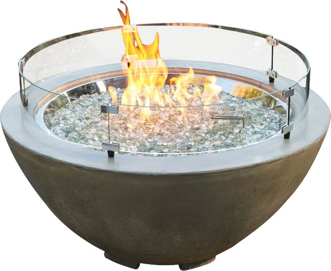 Westport Concrete Propane Fire Pit Images