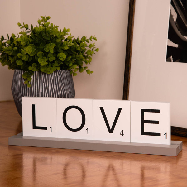 Winston Porter Frantz 5 Piece Serenity Love Letter Decorative