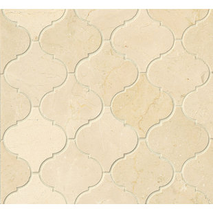 Crema Marfil Backsplash Wayfair Marble Mosaic Tile In Crema Marfil Select