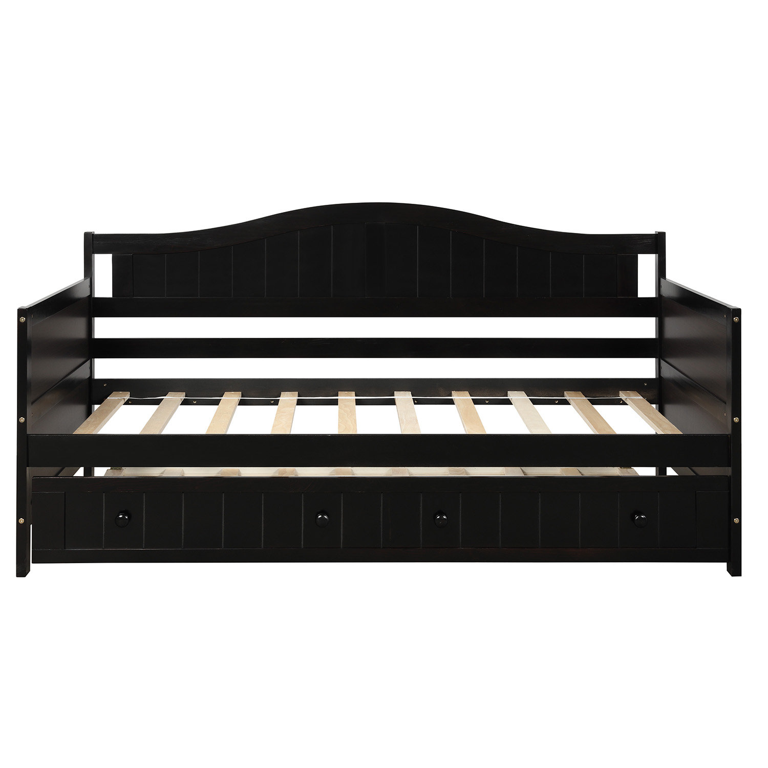 Red Barrel Studio Snowcreek Twin Solid Wood Daybed With Trundle
