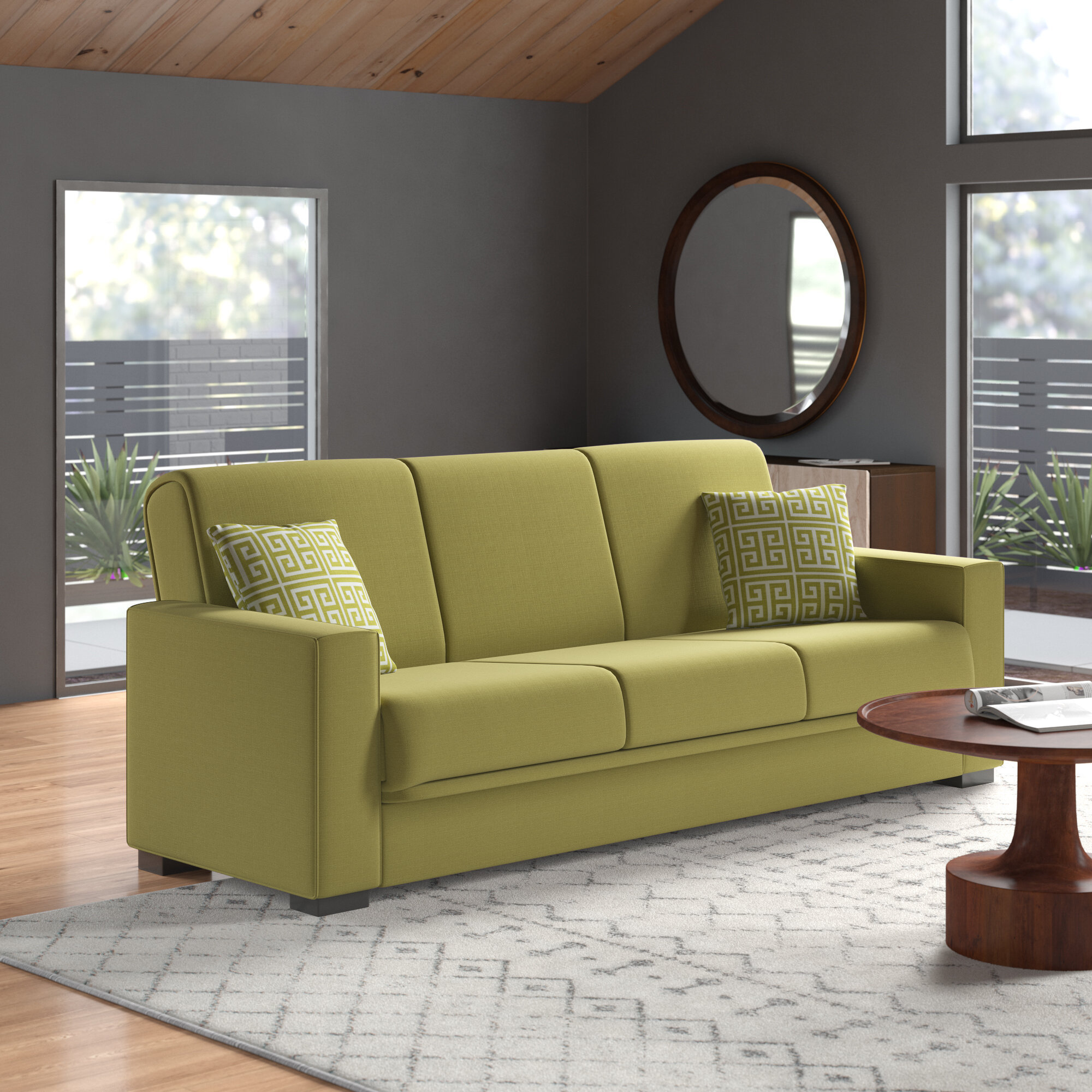 Percy Convertible Sofa Reviews Allmodern Percy Convertible Sofa Reviews