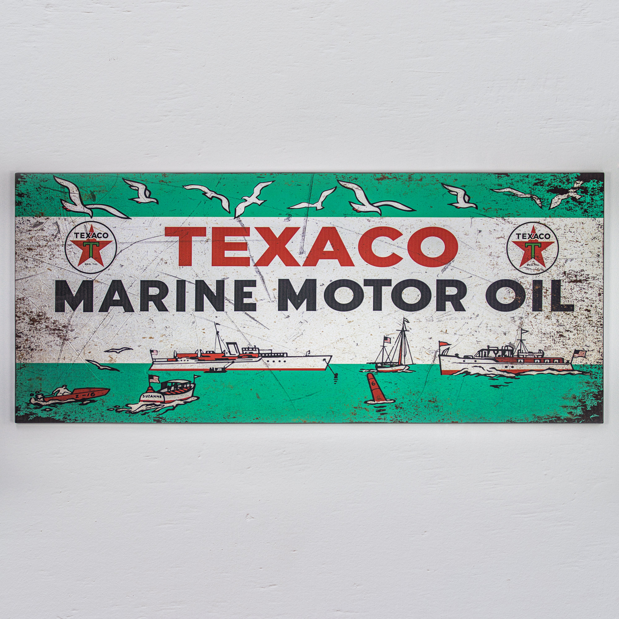 SKY CHIEF TEXACO SUPER HIGH GLOSS RECTANGLE OUTDOOR 4/" x 5/" DECAL STICKER